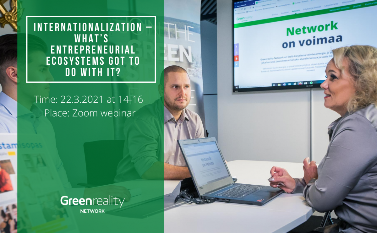 Internationalization – what’s entrepreneurial ecosystems got to do with it?